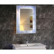Огледало за баня LED с нагревател и индикатор за температура, 60х90 см